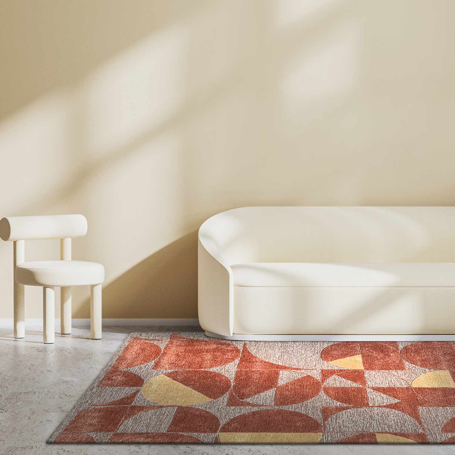 Dakarai Hand Tufted Woollen And Viscose Rug – Wool & Viscose Blend Hand Tufted handmade carpet by Ajaypee Carpets