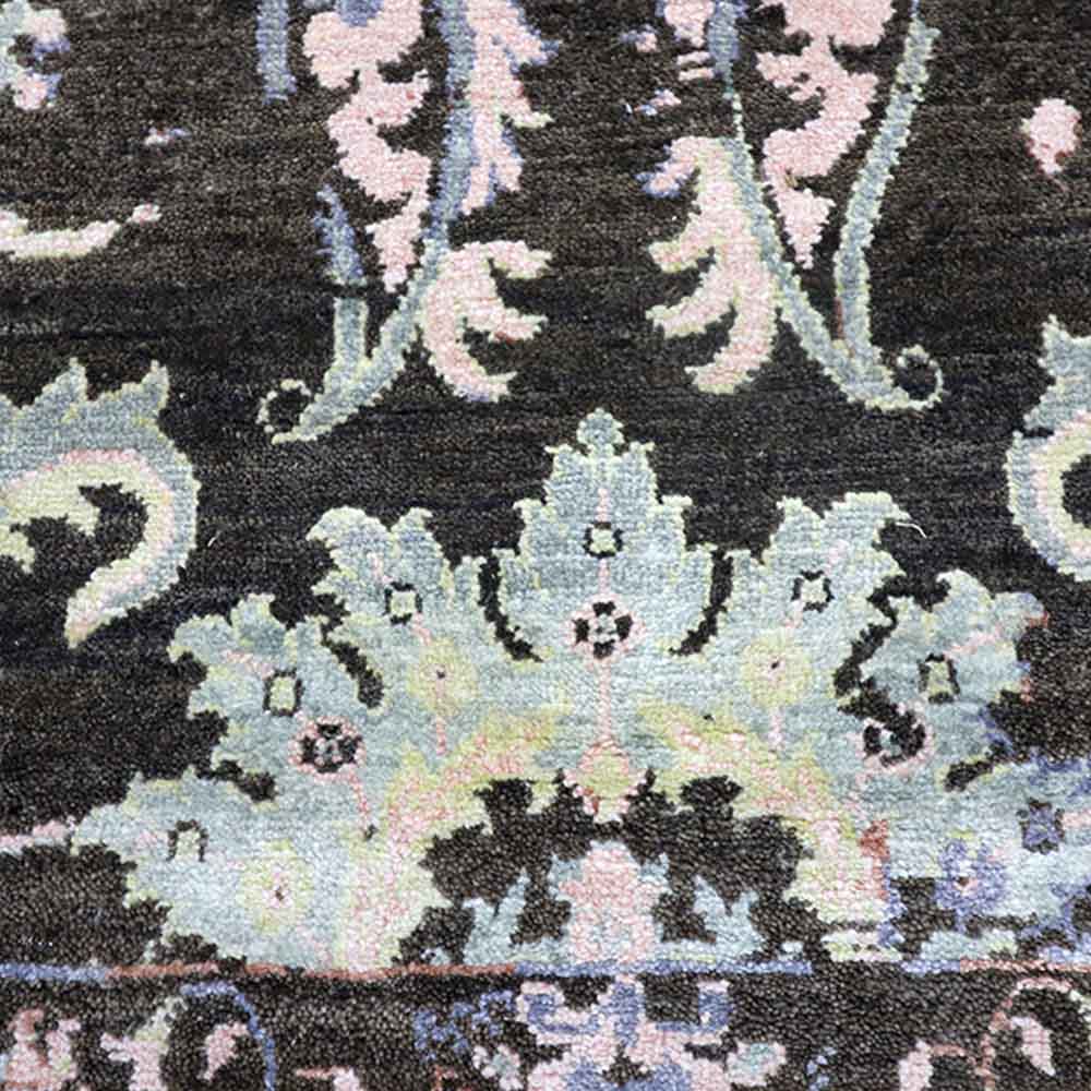 Damir Hand Knotted Woollen And Viscose Runner - Wool & Viscose Blend - Hand Knotted - Ajaypee Carpets (Thumbnail 2)