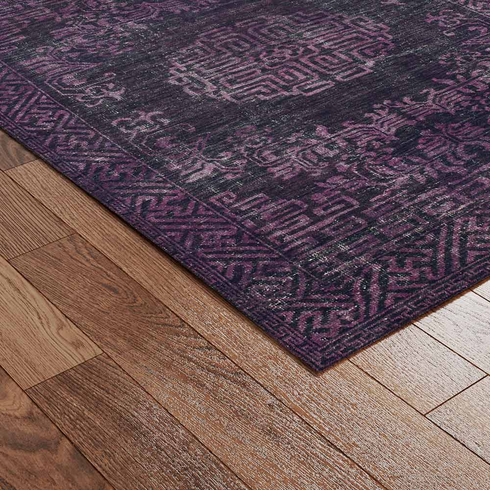 Dasia Hand Knotted Woollen Rug - New Zealand Wool - Hand Knotted - Ajaypee Carpets (Thumbnail 2)