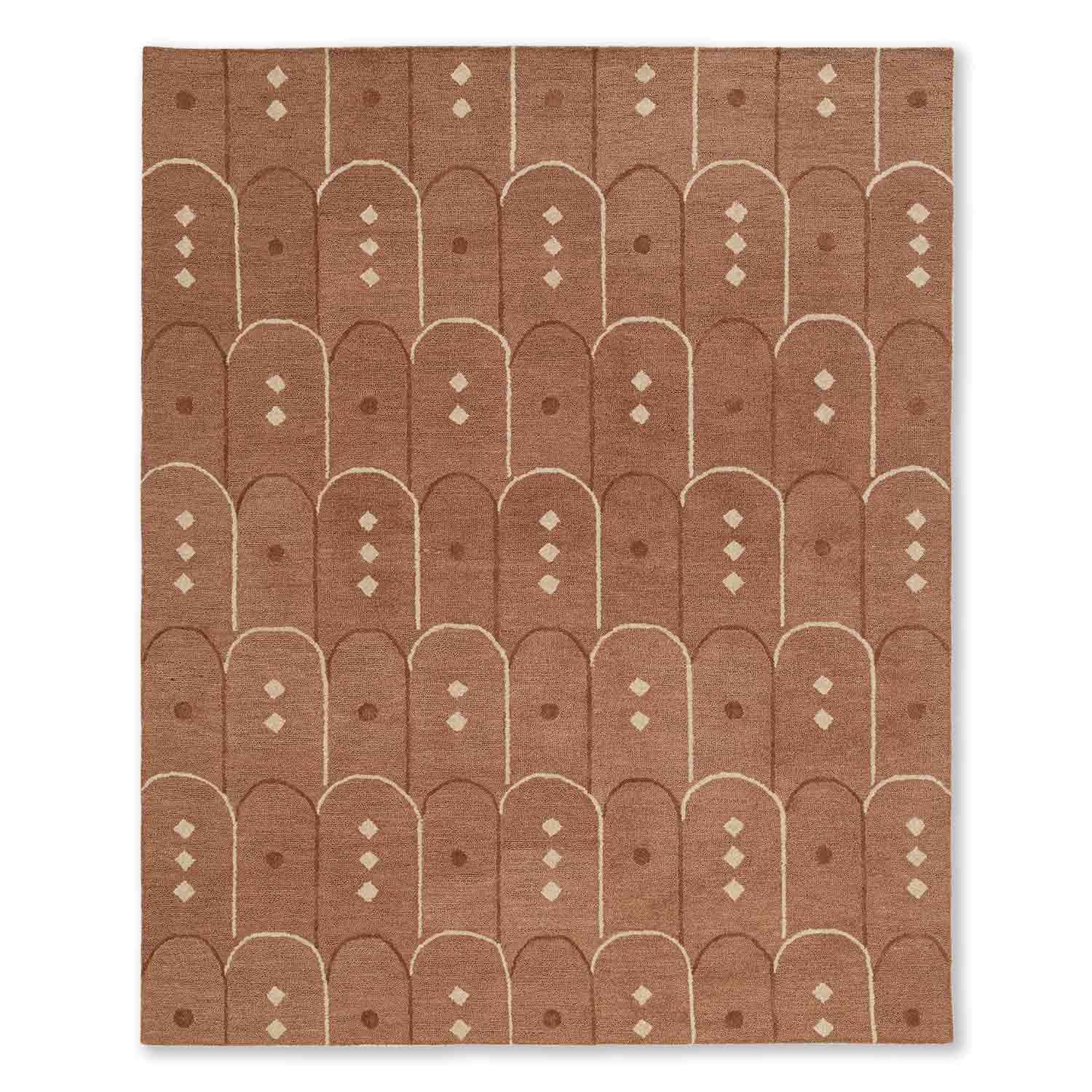 Dewar Hand Tufted Woollen And Viscose Rug – Wool & Viscose Blend Hand Tufted handmade carpet by Ajaypee Carpets