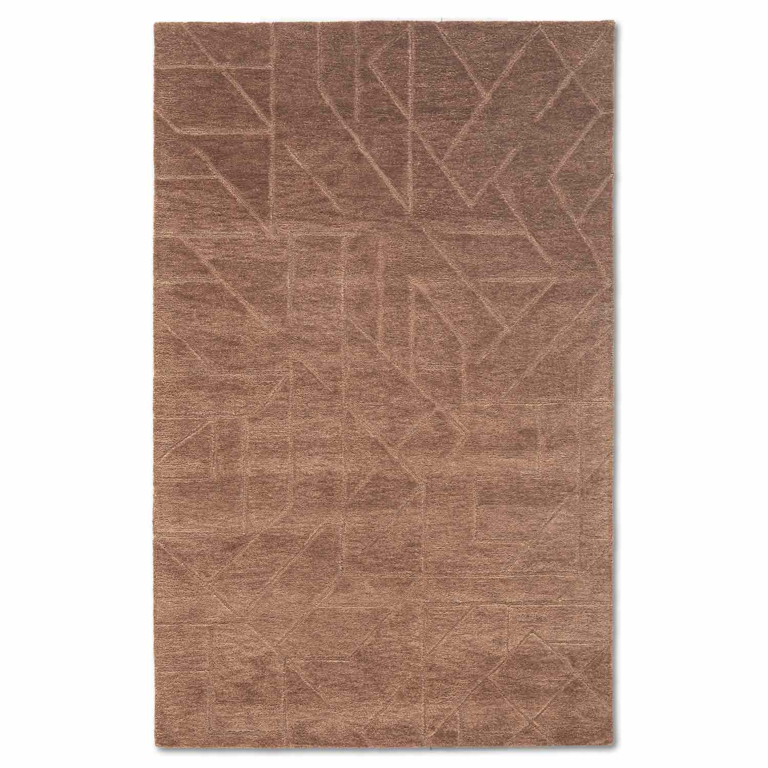 Earthy Hand Tufted Woollen  Rug – New Zealand Wool Hand Tufted handmade carpet by Ajaypee Carpets