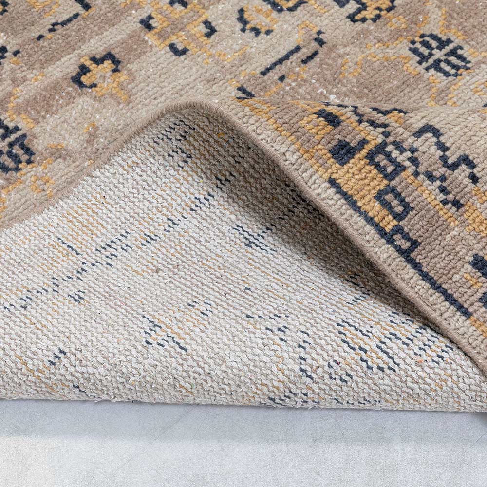 Ecco Hand Knotted Woollen Rug - New Zealand Wool - Hand Knotted - Ajaypee Carpets (Thumbnail 4)