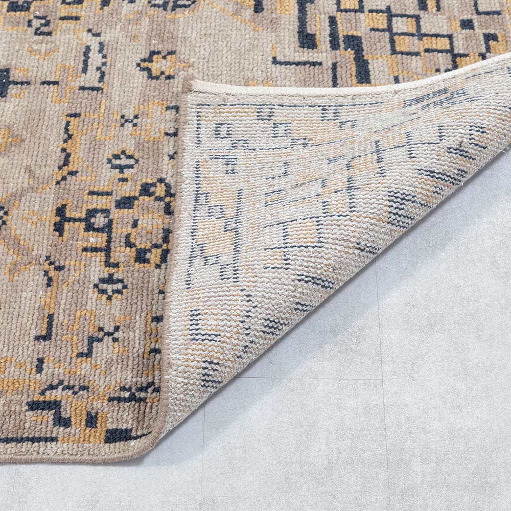 Ecco Hand Knotted Woollen Rug - New Zealand Wool - Hand Knotted - Ajaypee Carpets (Thumbnail 5)
