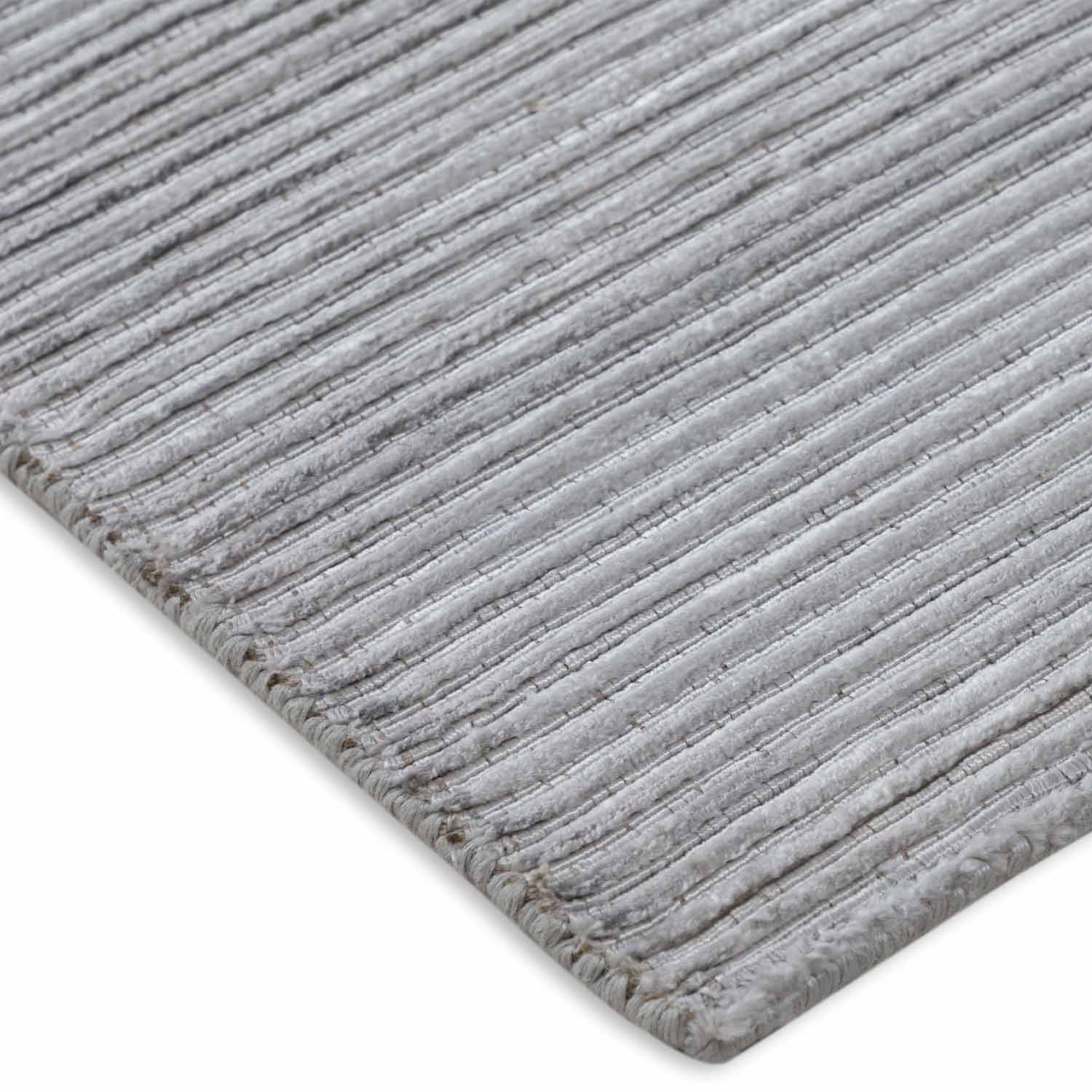 Echo Loom Knotted Banana Silk Rug - Pure Silk - Hand Knotted - Ajaypee Carpets (Thumbnail 2)