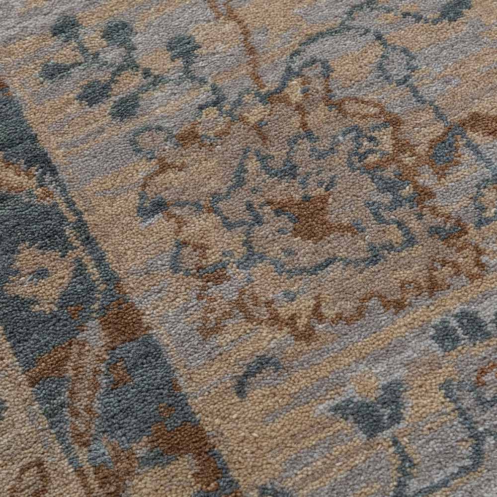Edward Hand Knotted Woollen Rug - New Zealand Wool - Hand Knotted - Ajaypee Carpets (Thumbnail 5)