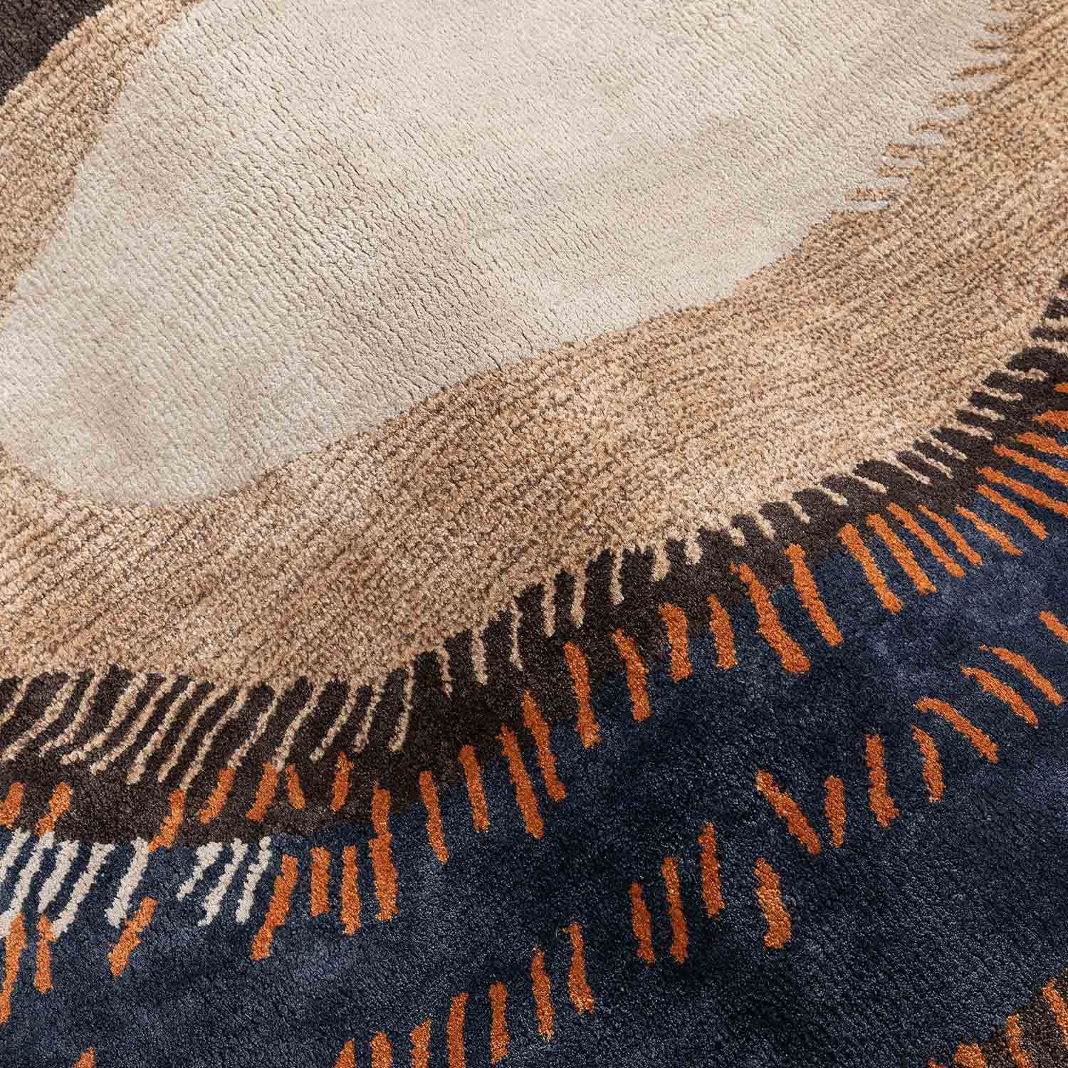 Elira Hand Tufted Viscose Rug - Viscose (Art Silk) - Hand Tufted - Ajaypee Carpets (Thumbnail 5)