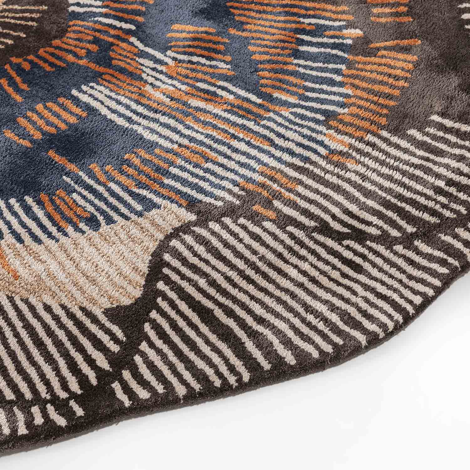 Elira Hand Tufted Viscose Rug - Viscose (Art Silk) - Hand Tufted - Ajaypee Carpets (Thumbnail 6)
