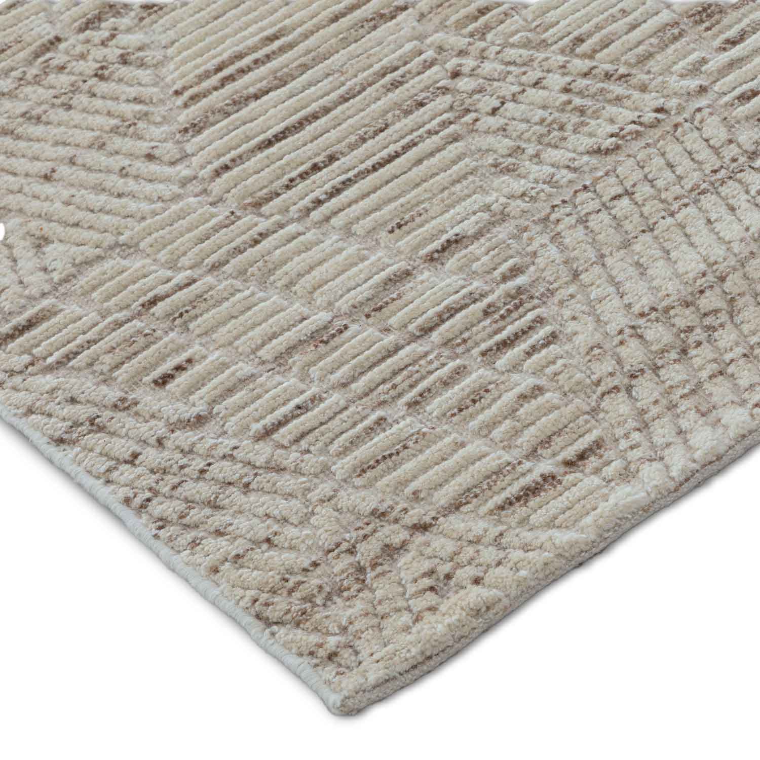 Elis Hand Knotted Woollen Rug - New Zealand Wool - Hand Knotted - Ajaypee Carpets (Detail)