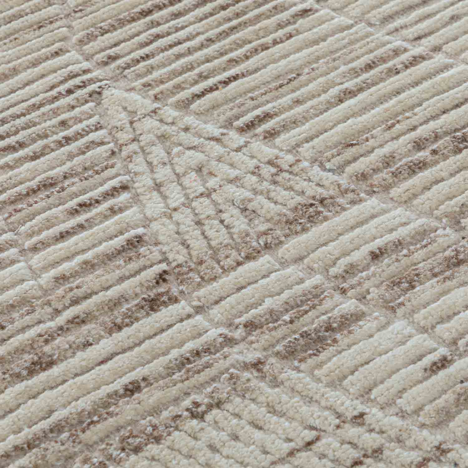 Elis Hand Knotted Woollen Rug - New Zealand Wool - Hand Knotted - Ajaypee Carpets (Thumbnail 3)