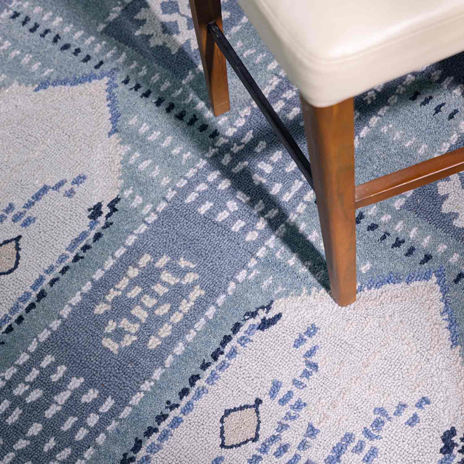 Elsie Hand Tufted Woollen Rug - New Zealand Wool - Hand Tufted - Ajaypee Carpets (Thumbnail 6)
