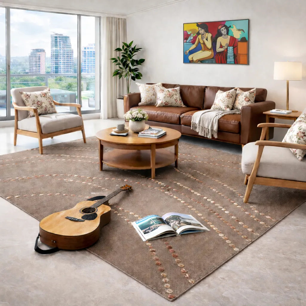 Emberline Hand Tufted Woollen Rug – New Zealand Wool Hand Tufted handmade carpet by Ajaypee Carpets