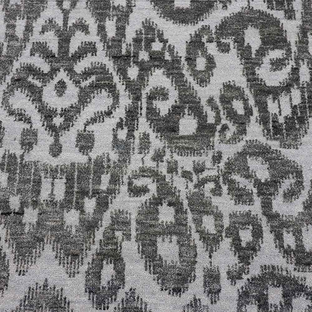 Embry Hand Knotted Woollen And Viscose Rug - Wool & Viscose Blend - Hand Knotted - Ajaypee Carpets (Thumbnail 2)