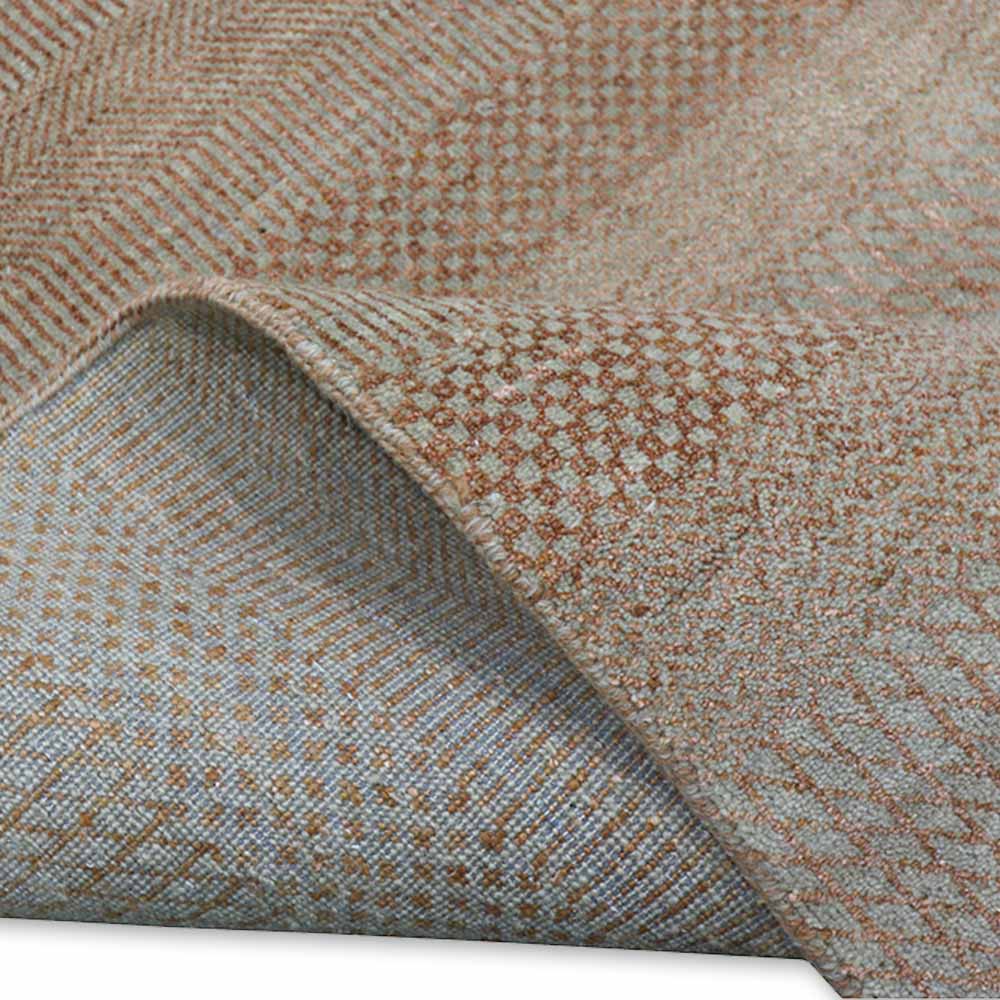 Emmett Hand Knotted Woollen And Viscose Rug - Wool & Viscose Blend - Hand Knotted - Ajaypee Carpets (Thumbnail 2)