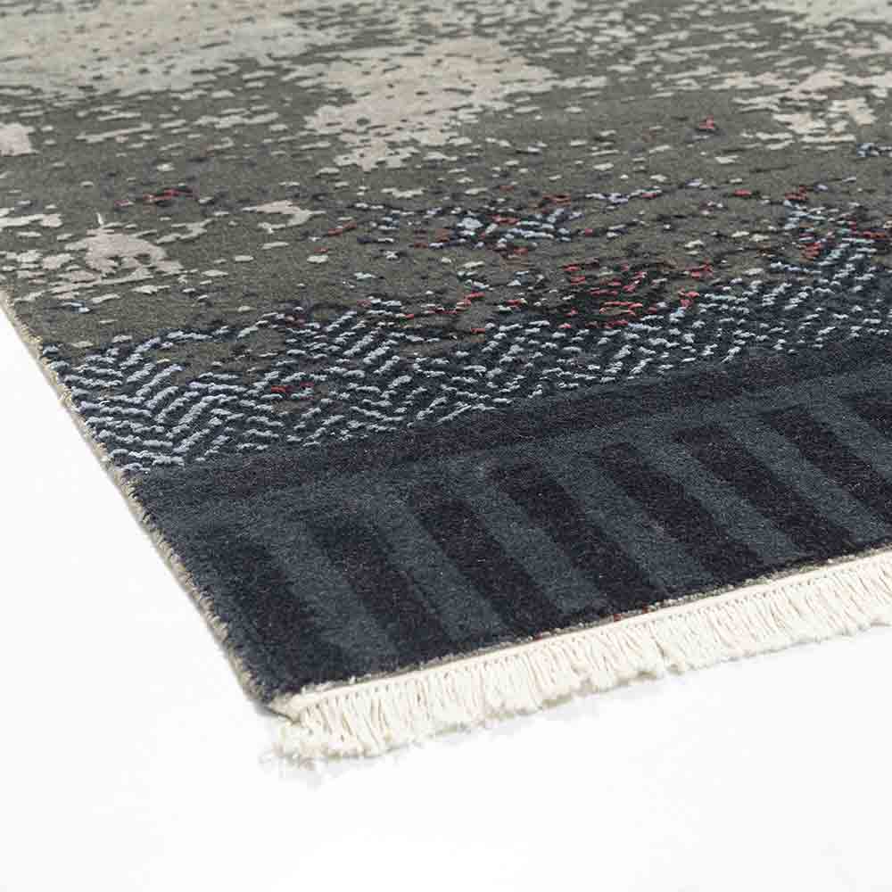 Enviced Glory Hand knotted Woollen and Silk Rug By Shantanu And Nikhil - Wool & Silk Blend - Hand Knotted - Ajaypee Carpets (Thumbnail 2)