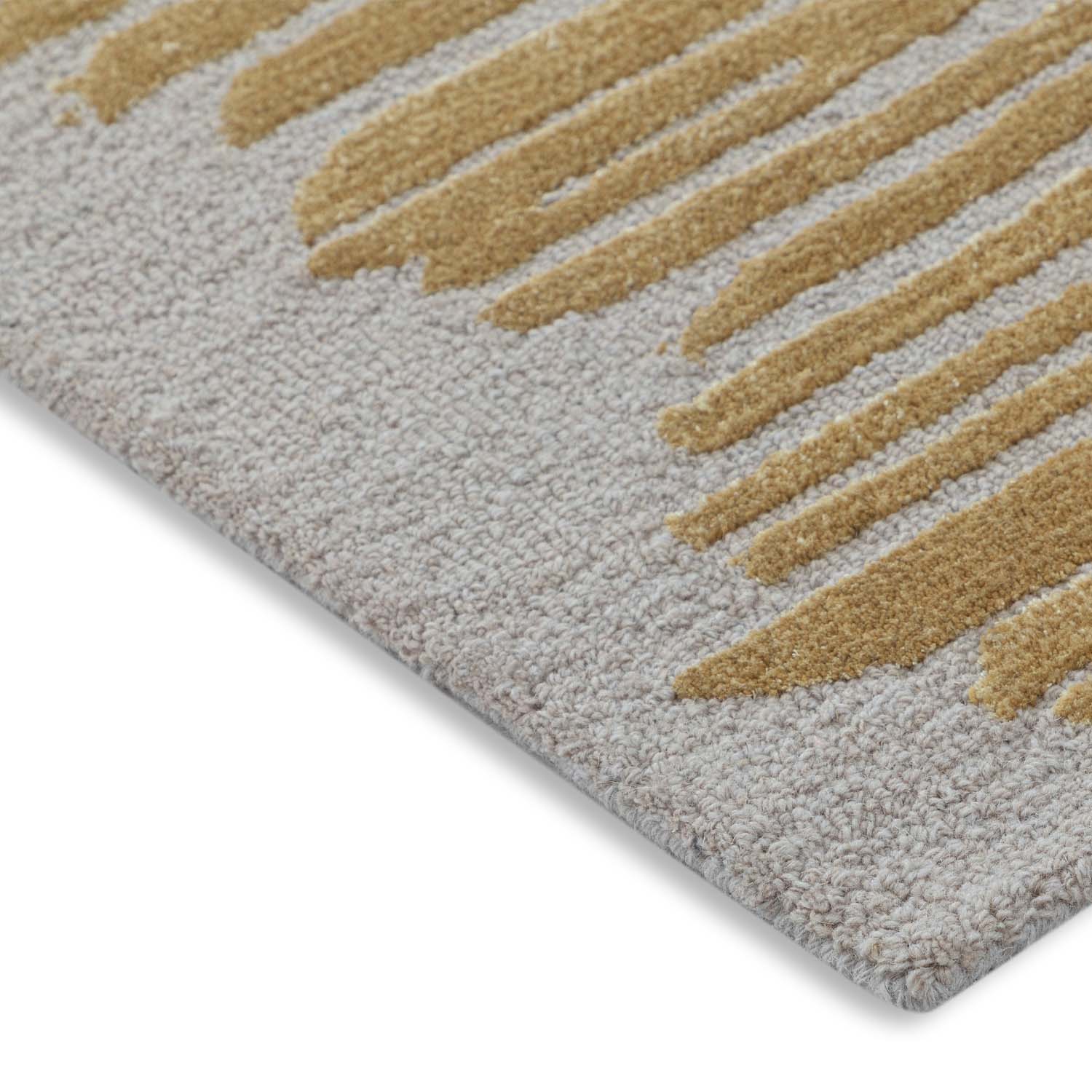 Eshaq Hand Tufted Woollen And Viscose Rug - Wool & Viscose Blend - Hand Tufted - Ajaypee Carpets (Thumbnail 4)