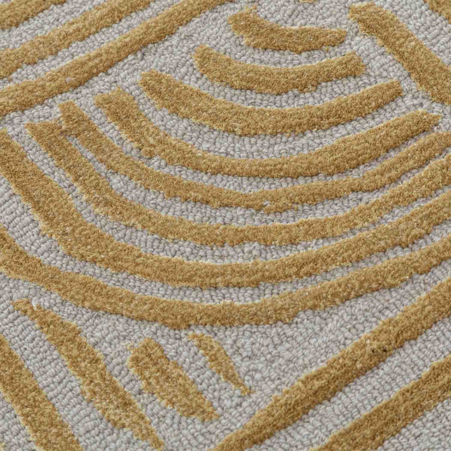 Eshaq Hand Tufted Woollen And Viscose Rug - Wool & Viscose Blend - Hand Tufted - Ajaypee Carpets (Thumbnail 7)
