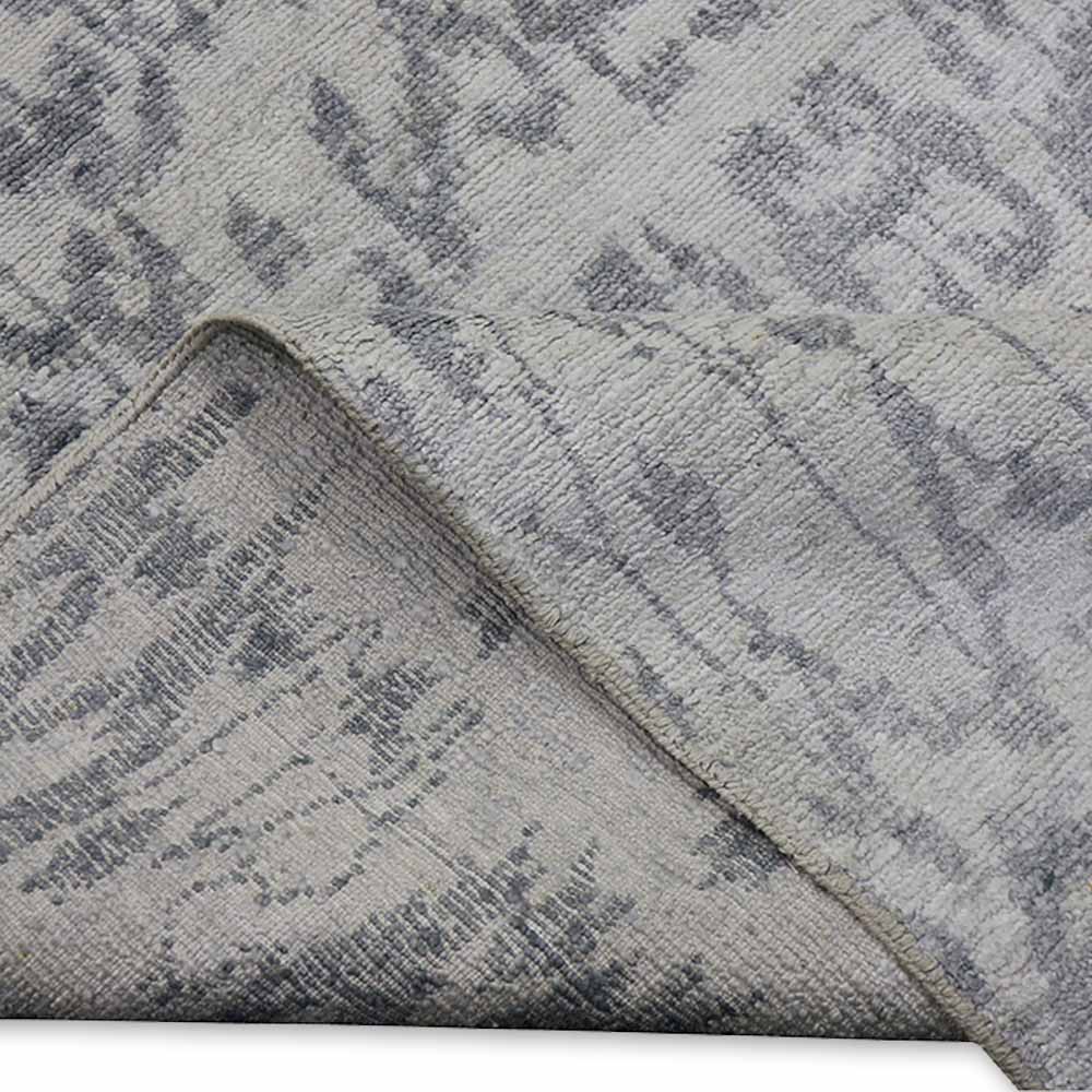 Estelle Hand Knotted Woollen And Viscose Rug - Wool & Viscose Blend - Hand Knotted - Ajaypee Carpets (Thumbnail 3)