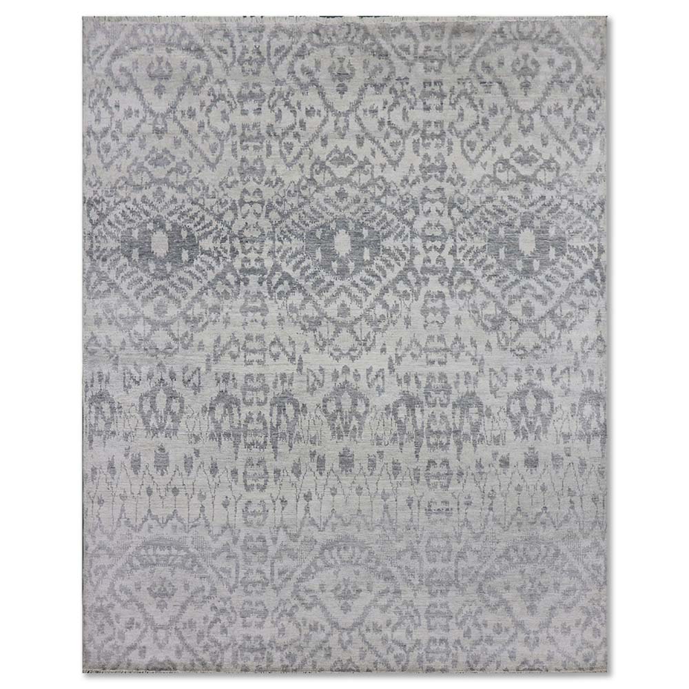 Estelle Hand Knotted Woollen And Viscose Rug – Wool & Viscose Blend Hand Knotted handmade carpet by Ajaypee Carpets