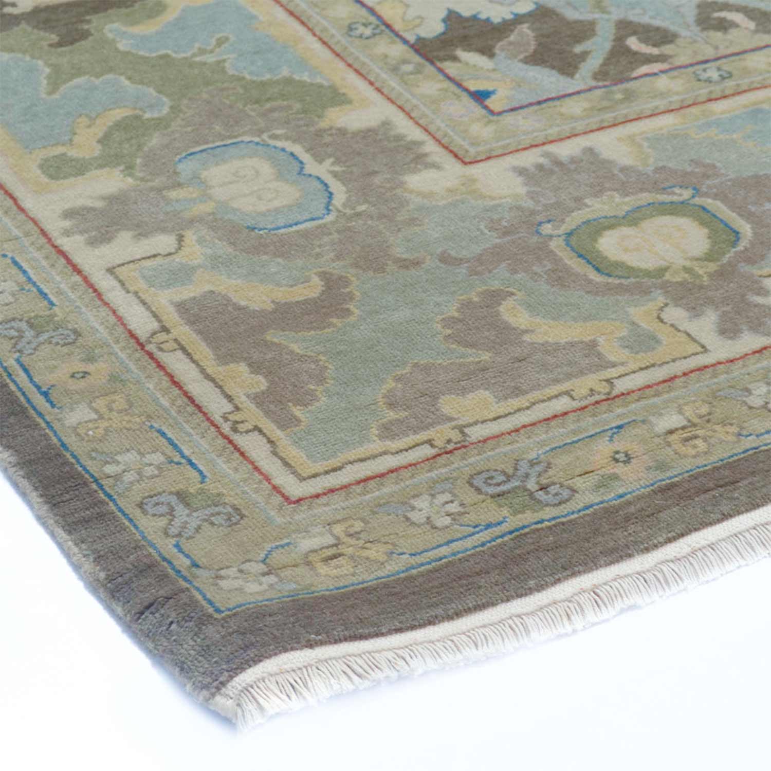 Ethos Hand Knotted Woollen  Rug - New Zealand Wool - Hand Knotted - Ajaypee Carpets (Thumbnail 3)
