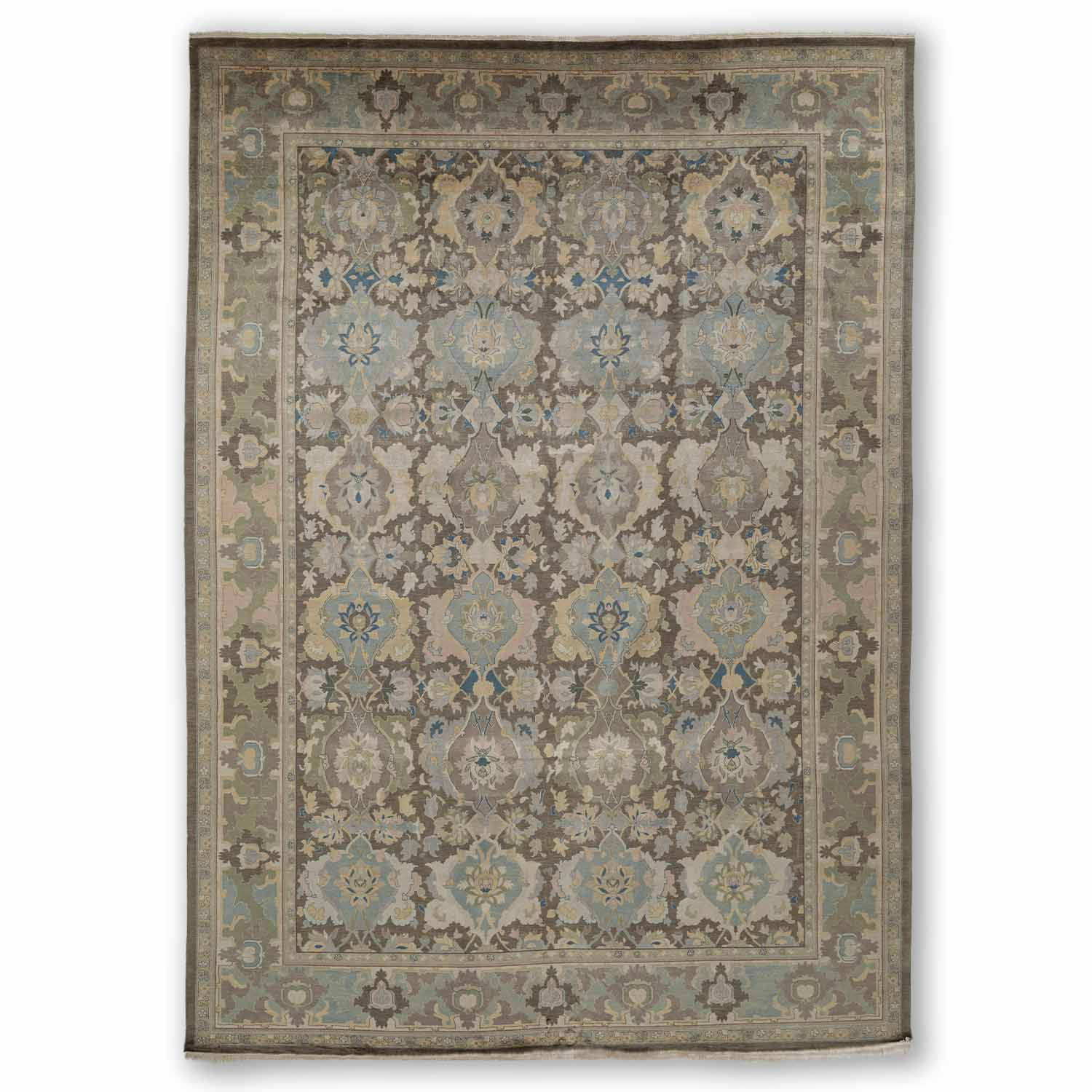 Ethos Hand Knotted Woollen  Rug – New Zealand Wool Hand Knotted handmade carpet by Ajaypee Carpets