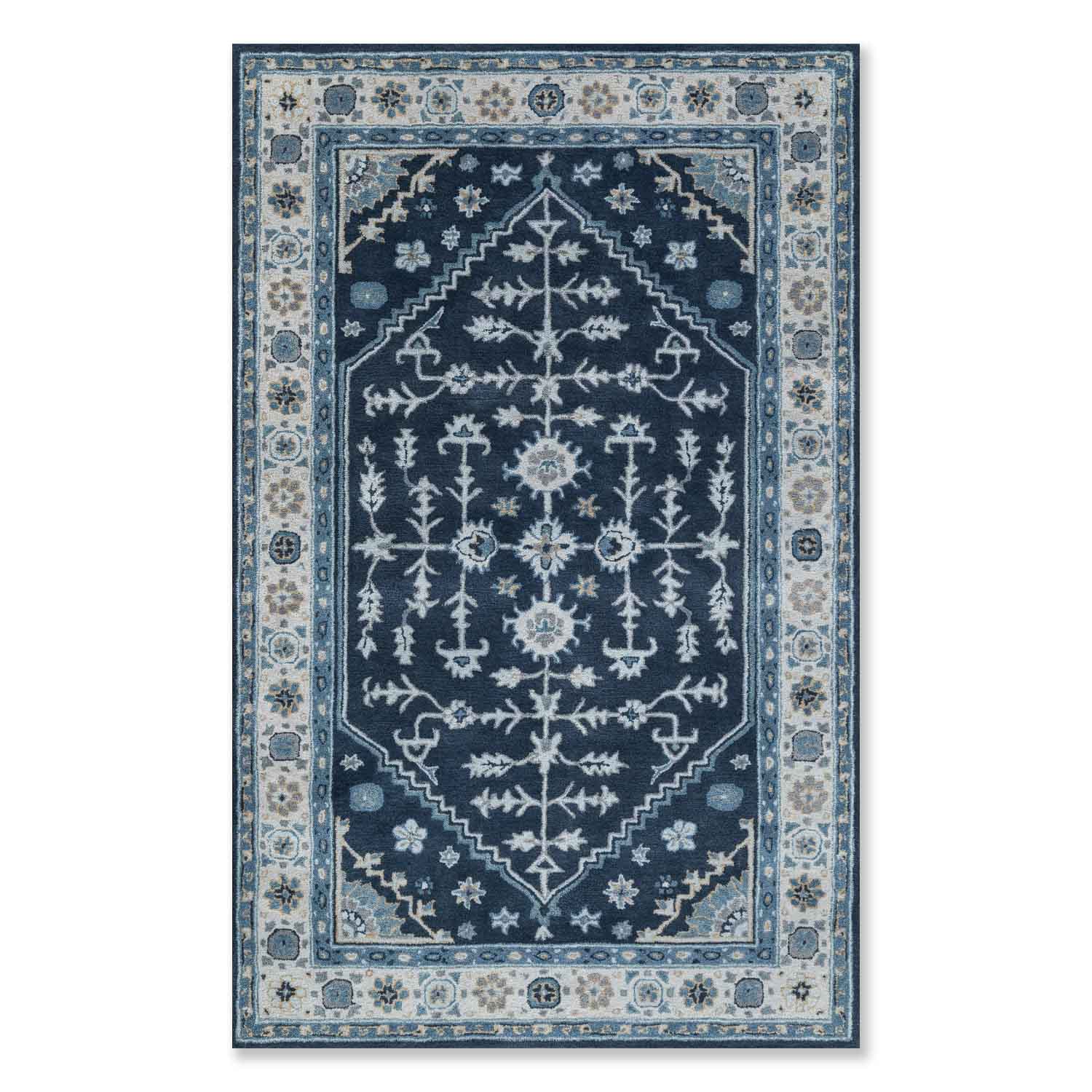Evie Hand Tufted Woollen Rug - New Zealand Wool - Hand Tufted - Ajaypee Carpets (Thumbnail 2)