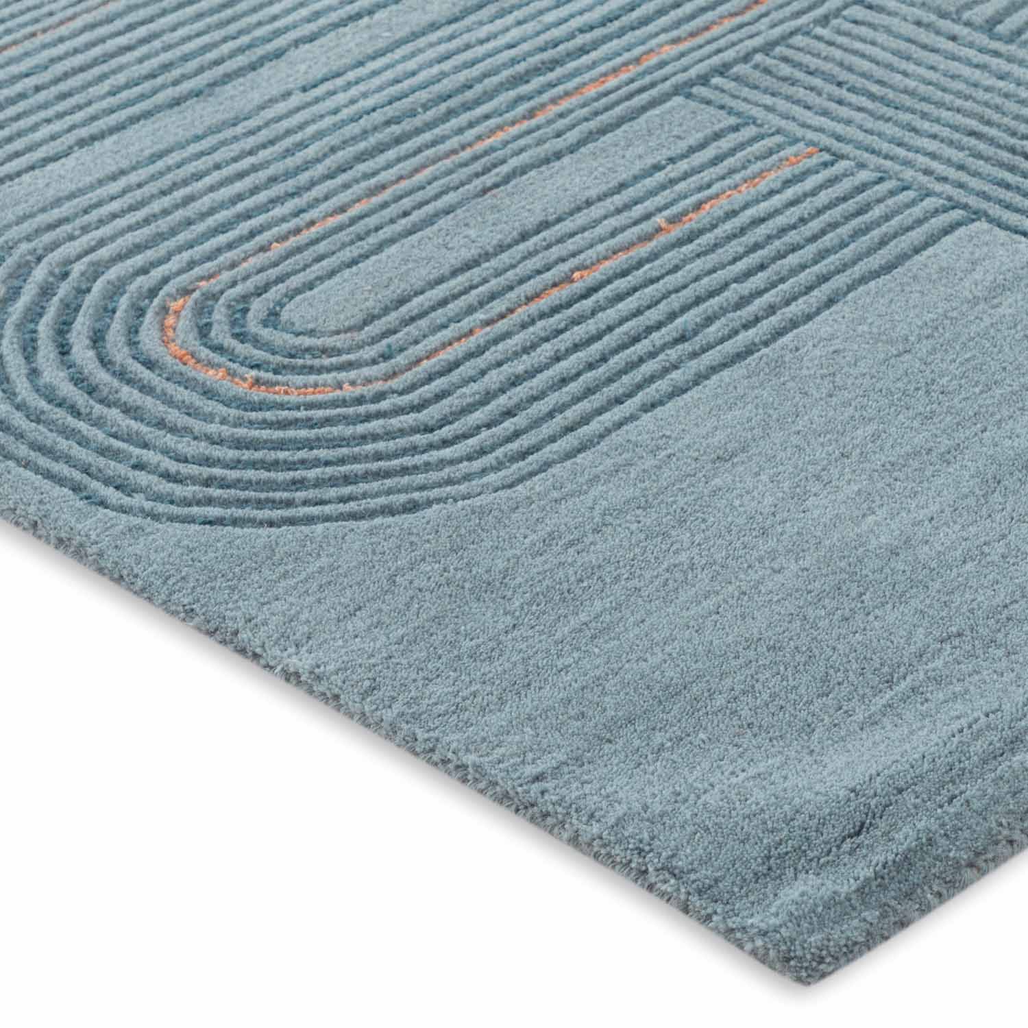Farida Hand Tufted Woollen And Viscose Rug - Wool & Viscose Blend - Hand Tufted - Ajaypee Carpets (Thumbnail 4)