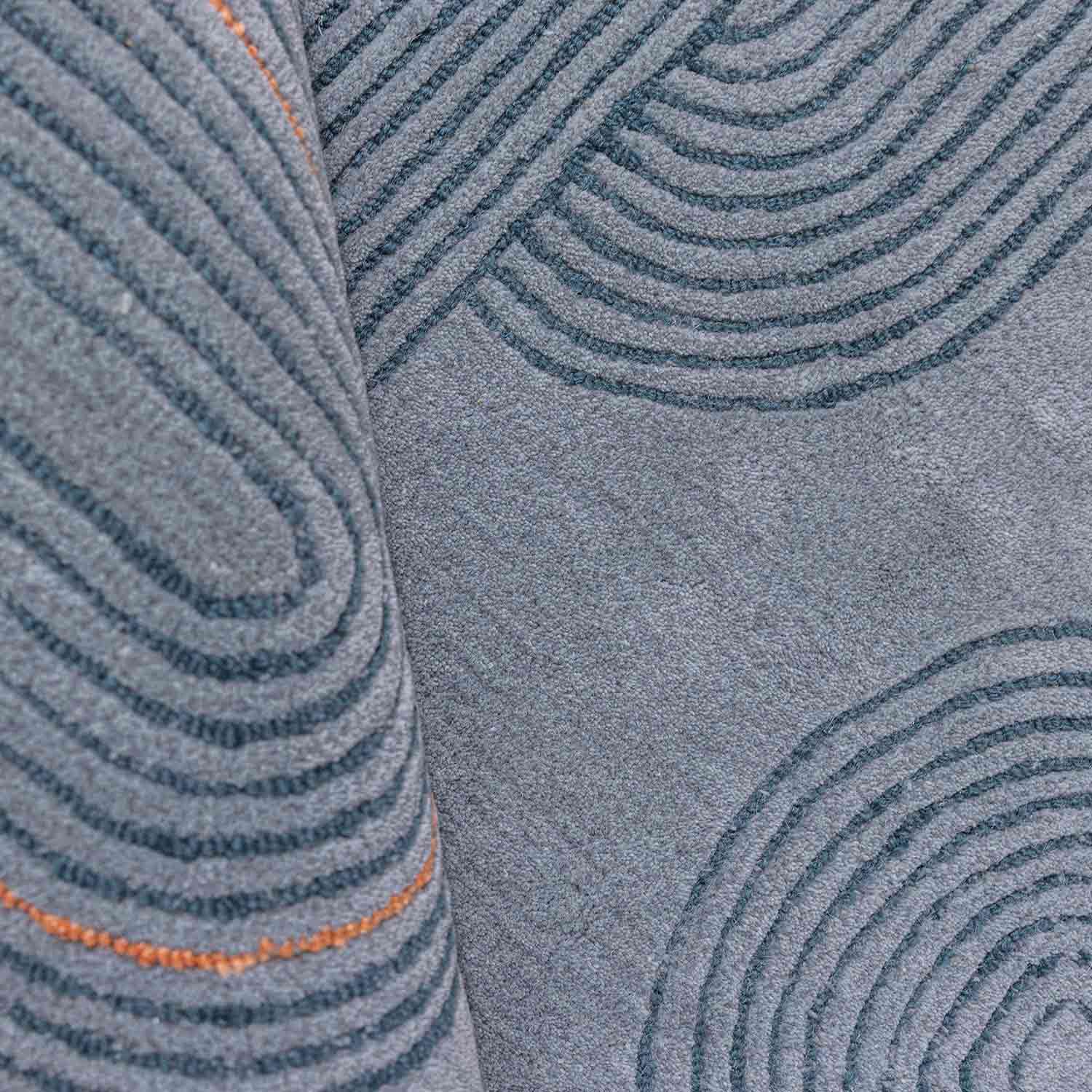 Farida Hand Tufted Woollen And Viscose Rug - Wool & Viscose Blend - Hand Tufted - Ajaypee Carpets (Thumbnail 6)