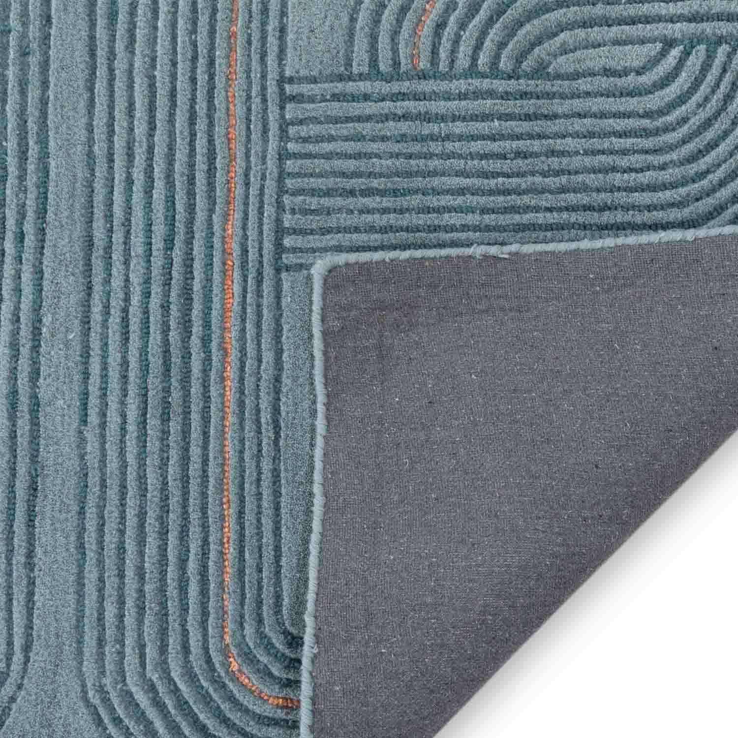Farida Hand Tufted Woollen And Viscose Rug - Wool & Viscose Blend - Hand Tufted - Ajaypee Carpets (Thumbnail 9)