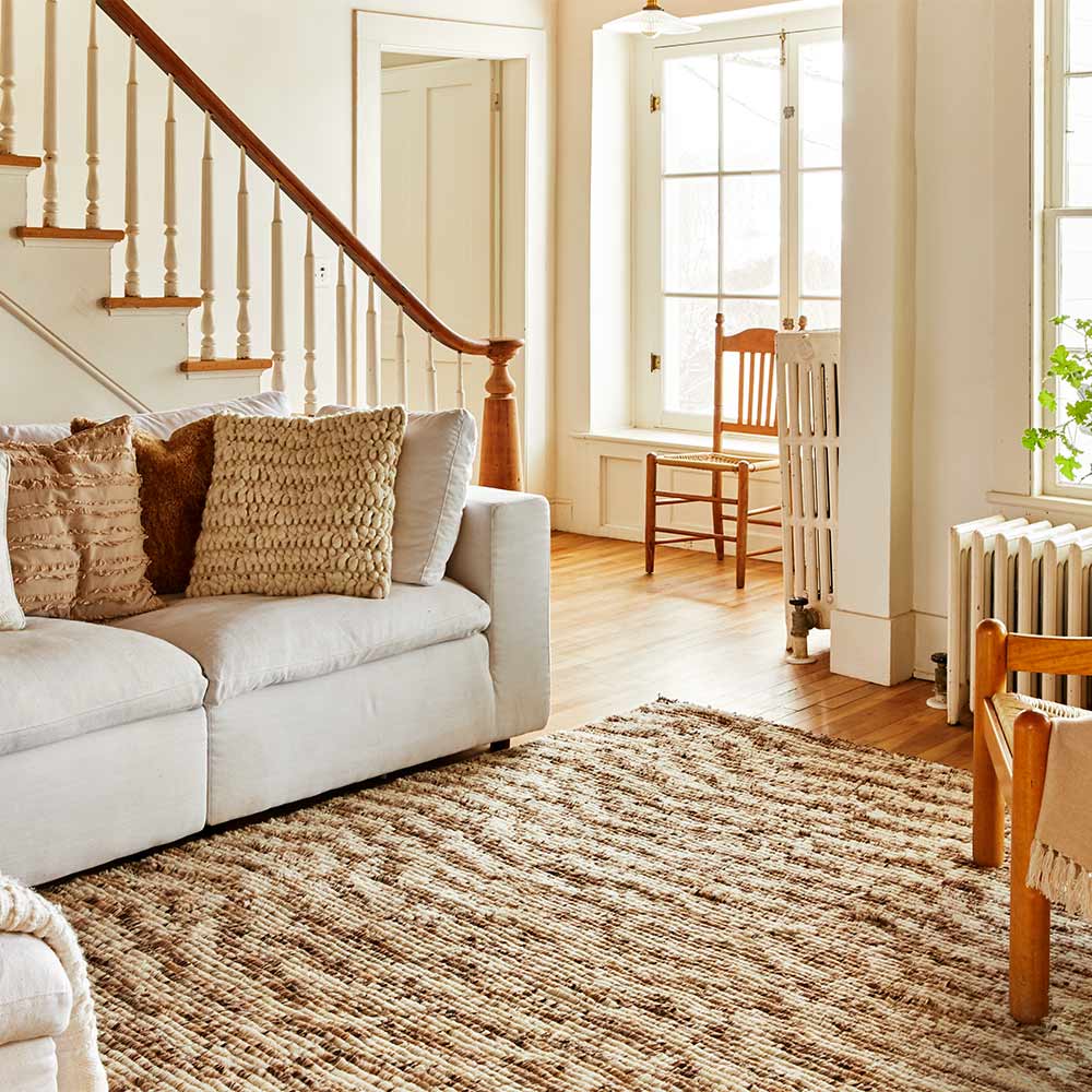 Feathers Hand Woven Woollen Plush Rug – New Zealand Wool Hand Woven handmade carpet by Ajaypee Carpets