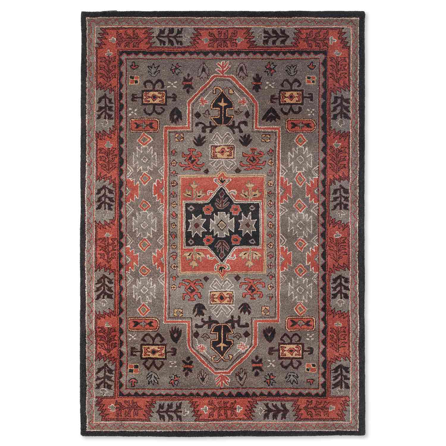 Ferghana Hand Tufted Woollen Rug - New Zealand Wool - Hand Tufted - Ajaypee Carpets (Thumbnail 2)