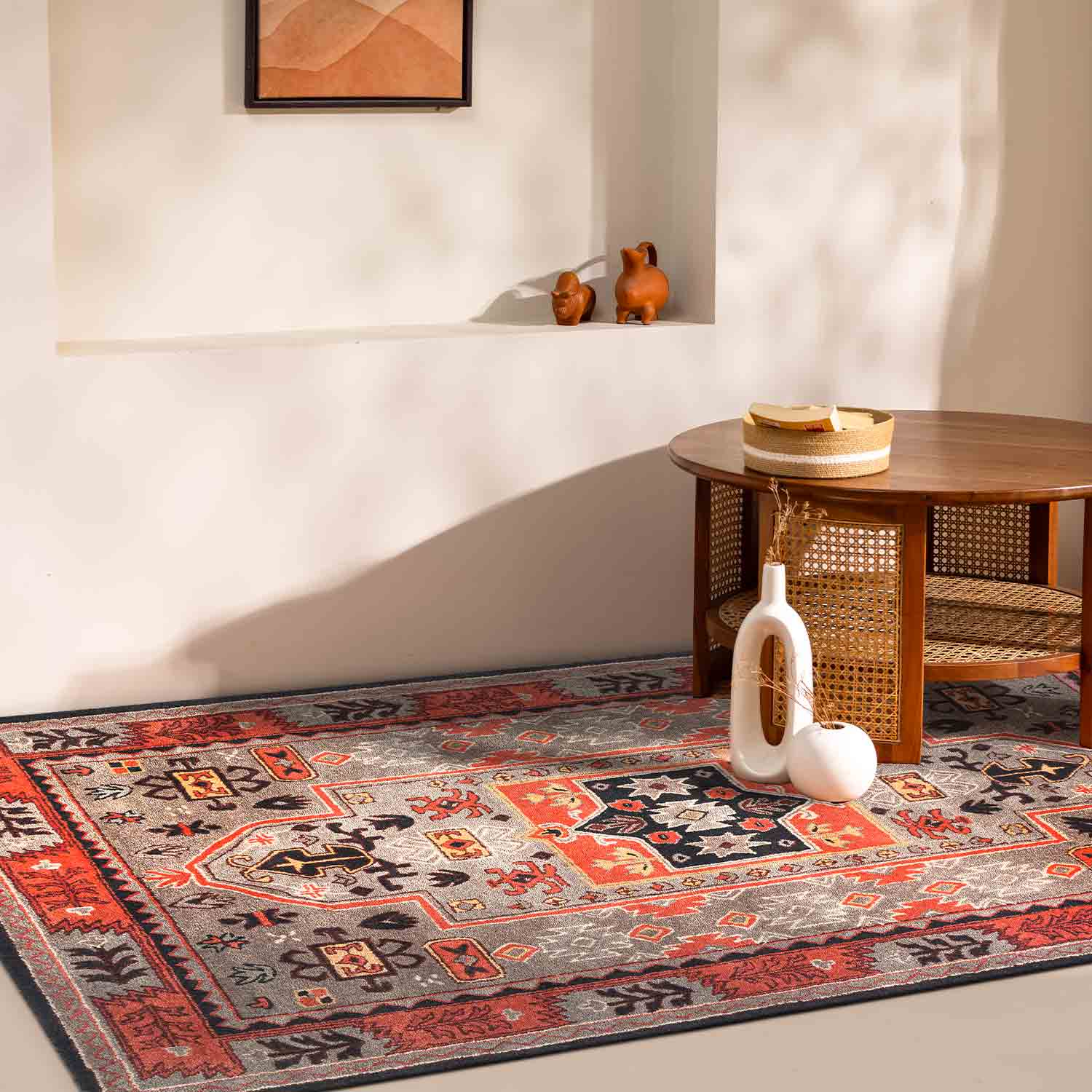 Ferghana Hand Tufted Woollen Rug - New Zealand Wool - Hand Tufted - Ajaypee Carpets (Thumbnail 8)
