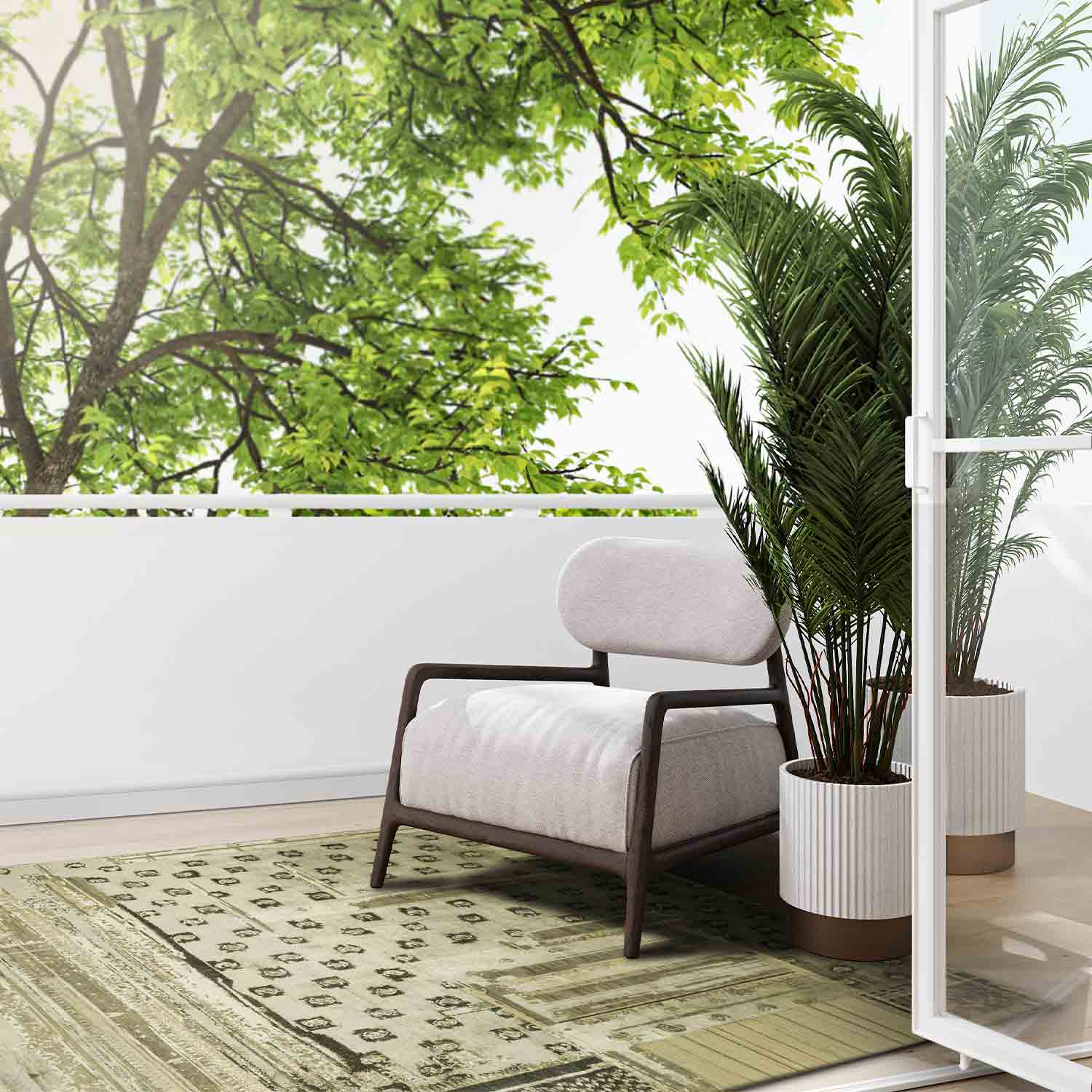 Auric Hand Knotted Woollen And Silk Rug by Abraham & Thakore – Wool & Silk Blend Hand Knotted handmade carpet by Ajaypee Carpets